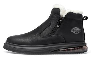 Cabbeen Базовые модные нескользящие термоботинки Crew Snow Boots мужские черные