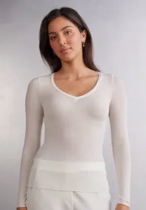 Сверхлегкая футболка с длинными рукавами Intimissimi, Natural Vanilla