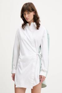 Платье из хлопка D-ELPHI-DEN DRESS Diesel, белый