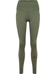 Hummel Леггинсы «Hiit Intensity High Waist Tights» зеленого цвета