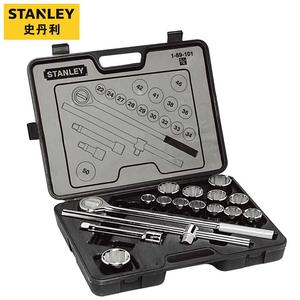Набор из 19 предметов STANLEY, 19 мм, метрический набор торцевых ключей с храповым механизмом, набор инструментов для ремонта авто, 89-101-23C