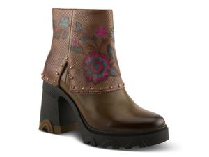 Ботинки L'Artiste Carizma Platform Bootie, темно-зеленый