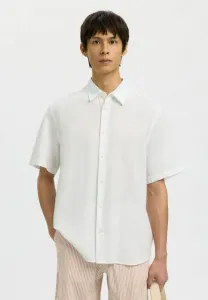 Рубашка регклая Selected, Bright White