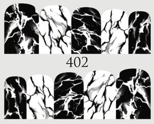 Водные наклейки для ногтей - №402, Raisin