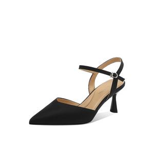 BOERDIQI Стройные каблуки на шпильке женские черные с овчинной стелькой, цвет Black (Sheepskin Insole)