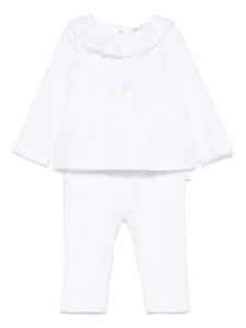 Комплект из топа и брюк Patachou, белый
