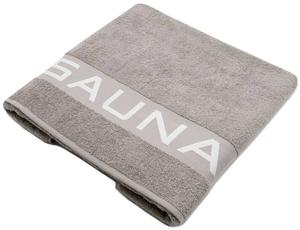 Полотенце для сауны Zollner 00000334, серый - текстиль - 80 x 1 x 200 см