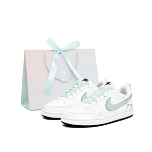Nike Кроссовки для скейтбординга Court Borough Genki Katy Green Low top Kids' Green White Unisex