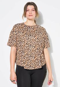 Футболка с принтом LEO WORDING AUF DEM RÜCKEN Studio Untold, бежевый