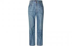 Джинсы мужские Louis Vuitton x Yayoi Kusama SS23, синий