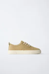 Кроссовки на шнуровке Zara, зеленый