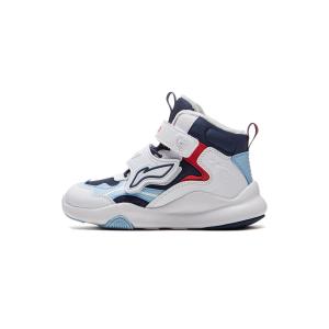 Высокие детские скейтбординг кроссовки Standard White/Deep/Aurora Blue Kids' LINING YOUNG, темно-синий