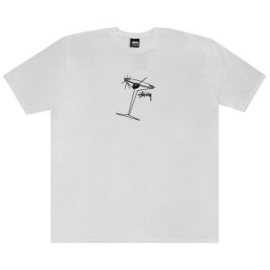 Футболка Stussy Martini Tee 'White', белый