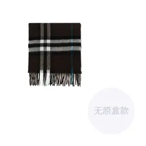 Burberry Кашемировый  вязаный шарф Women's Dark Brown