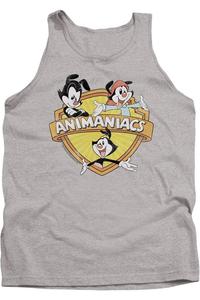 Animaniacs Shielded Animaniacs Взрослая майка Gildan, цвет athletic heather