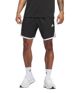Мужские шорты с логотипом в виде трех полосок Adidas, Black/White