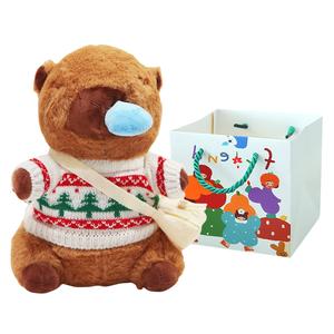 Плюшевая кукла Snotty Dressing Capybara высотой 25 см Whoops