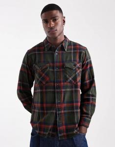 Рубашка Levi's свободного кроя в стиле вестерн в темно-зеленую клетку