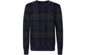 Вязаный свитер в клетку Polo Ralph Lauren, разноцветный