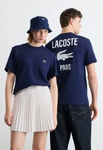 Футболка унисекс с принтом Lacoste, Navy Blue