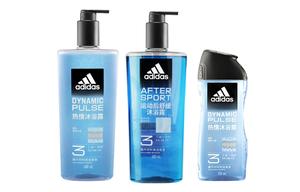 Мужской 3 в 1 гель для душа очищение, увлажнение, смягчение успокаивающий после тренировки 600мл + Enthusiasm 600мл Adidas