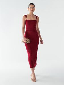 Платье BWLDR MYRAN DRESS, красный