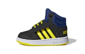 Обувь для малышей Hoops 2.0 TD Mid-top Сине-желтая Adidas Neo