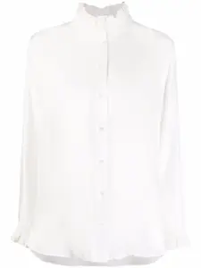 Блузка Haby с оборками SANDRO, белый