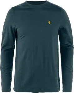 Мужская рубашка с длинным рукавом Fjällräven Bergtagen Merino 190 - контроль температуры, дышащая, шерстяная, утепляющая - походы, треккинг, Mountain Blue