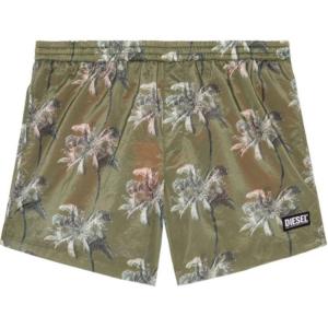 Футболка Bmbx-Rio-41cm с принтом парашюта и пальмы DIESEL, армейский зеленый