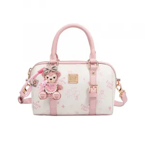 Disney Lotso PU Сумка, Повседневная женская сумка через плечо Cherry Blossom Pink/Strawberry Pink