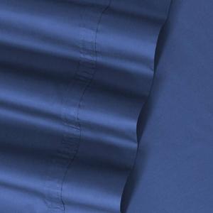 Комплект простыней из сатина Tribeca Living плотностью 500 нитей с очень глубокими карманами, синий