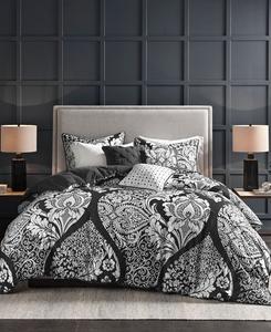 Комплект постельного белья Vienna из 6 предметов, размер King/California King Madison Park, черный