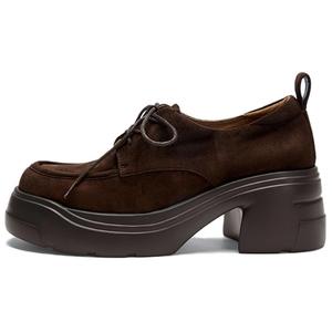 LE SAUNDA Лоферы женские коричневые