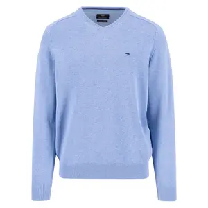 Свитер Fynch Hatton 1509201 v neck, синий