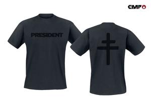 Футболка President Black Cross, черный