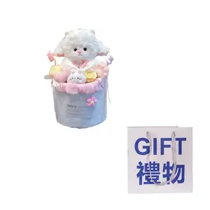 Плюшевая кукла hugging bucket bouquet princess lamb высотой 22 см Tak Bebe