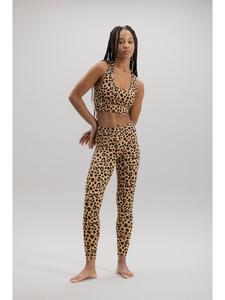 Леггинсы 7/8 бежевого цвета Hey Honey