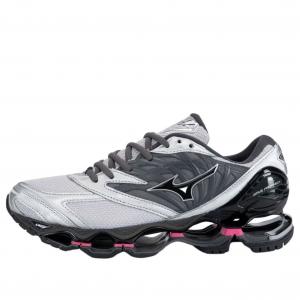 Кроссовки Mizuno Wave Prophecy LS 'Silver Dark Grey Pink'