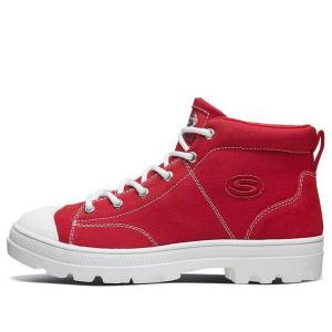 Кроссовки roadies high gang canvas shoes red Skechers, красный