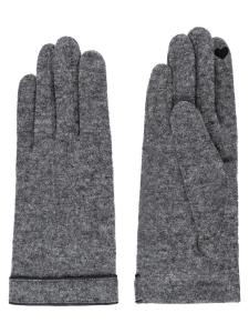 Перчатки с закрытыми пальцами Roeckl Leather Piping, серый