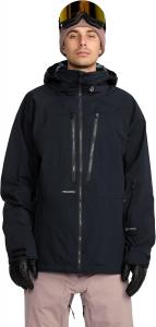 Мужская куртка для сноуборда Volcom Guch Stretch Gore-tex 3l - водонепроницаемость 30k, Recco, Zip Tech, Black