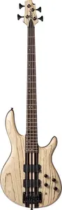 Бас-гитара Cort A4ULTRAENB серии Artisan A4 Ultra Ash. Гравировка, натуральный черный