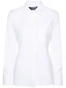 Рубашка La Chemise de Costume JACQUEMUS, белый