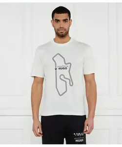 Футболка дроуд Loose fit Hugo, белый