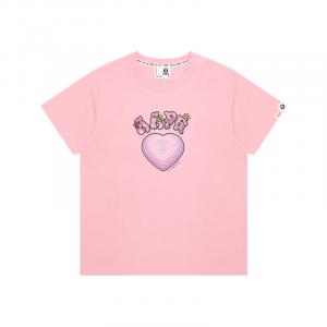 Футболка с принтом логотипа A Bathing APE Aape, розовый