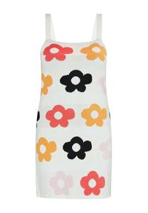 Платье myMo CO-BRANDED WITH SWIRLY, Weiss/Mehrfarbig/Multi-Coloured