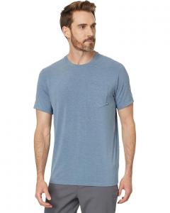Футболка Free Fly Bamboo Flex Pocket Tee, цвет Heather Deepwater