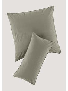 Наволочка из перкаля с отделкой из морской травы  Hessnatur, Seegras