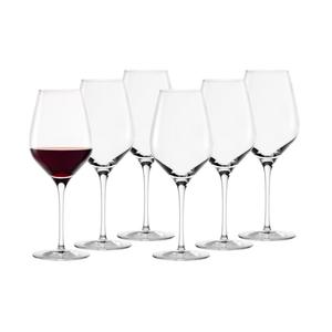 Бокалы для красного вина Bordeauxkelche Exquisit (Royal) 645 мл, набор 6 шт., прозрачный Stölzle, прозрачный